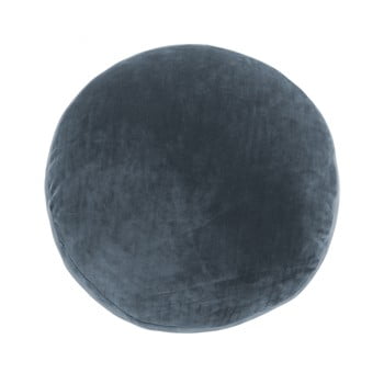 Pernă decorativă din microfibră tiseco home studio marshmallow, ø 40 cm, albastru închis