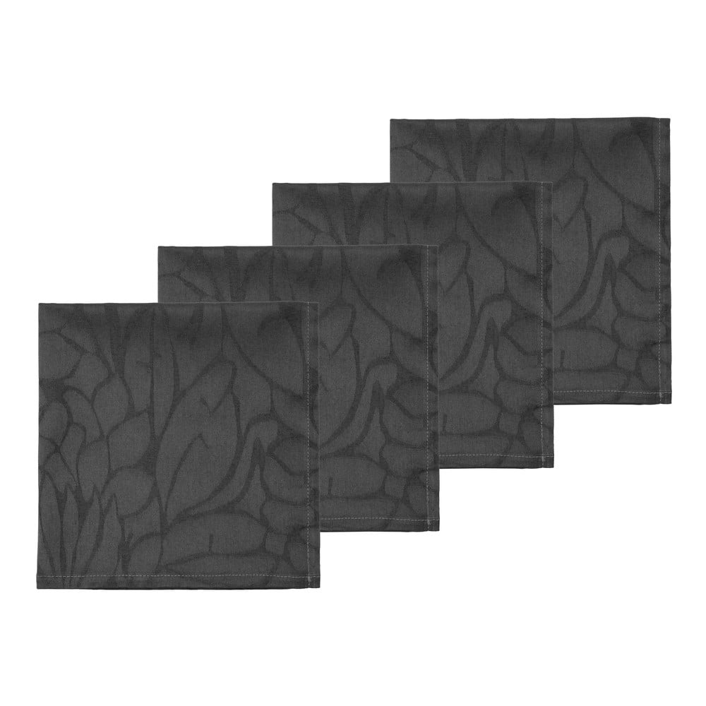 Șervețele 4 buc. din material textil Abstract leaves – Södahl