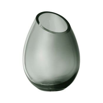 Vază din sticlă blomus raindrop, înălțime 16,5 cm, verde