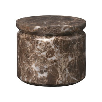 Cutie de depozitare din marmură blomus marble, ø 9 cm, maro