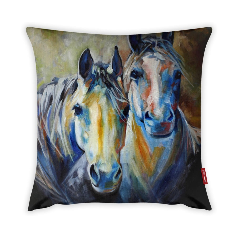 Față de pernă Vitaus Horses Art, 43 x 43 cm bonami.ro