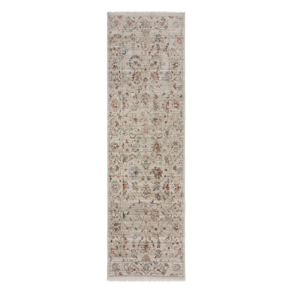 Covor tip traversă bej 66x240 cm Elodie Traditional – Flair Rugs