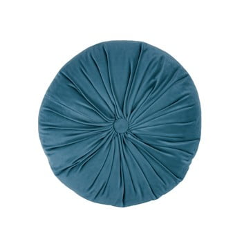 Pernă decorativă din catifea tiseco home studio velvet, ø 38 cm, albastru