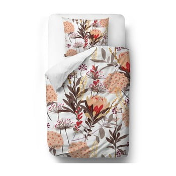 Lenjerie de pat din bumbac satinat butter kings light protea, 140 x 200 cm