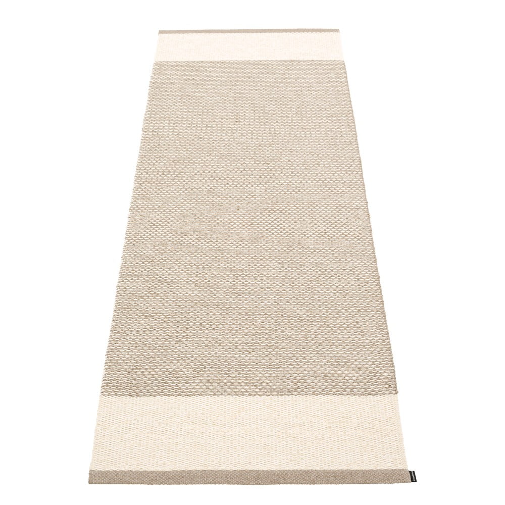 Covor tip traversă pentru interior și exterior bej 85x260 cm Edit Mud Vanilla – Pappelina