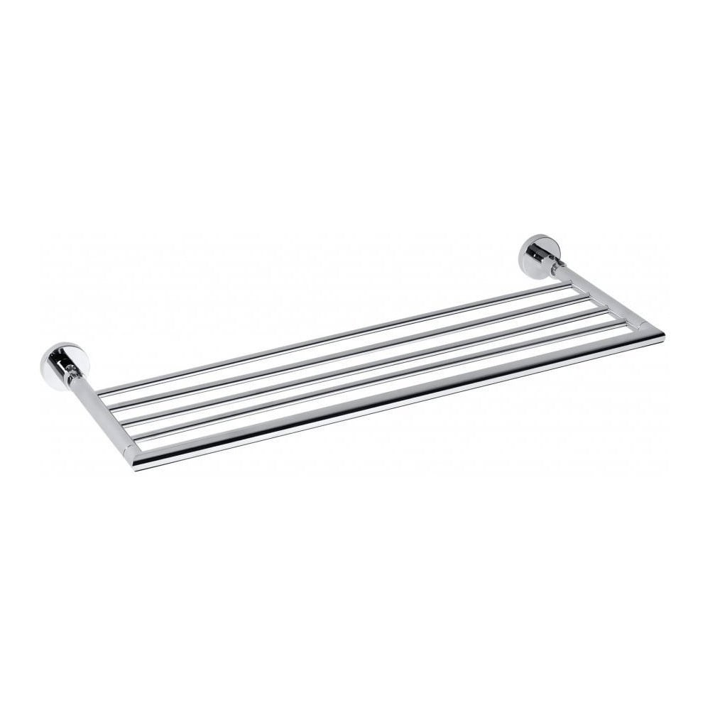 Suport de prosoape din alamă sapho x-round, lățime 55 cm. argintiu