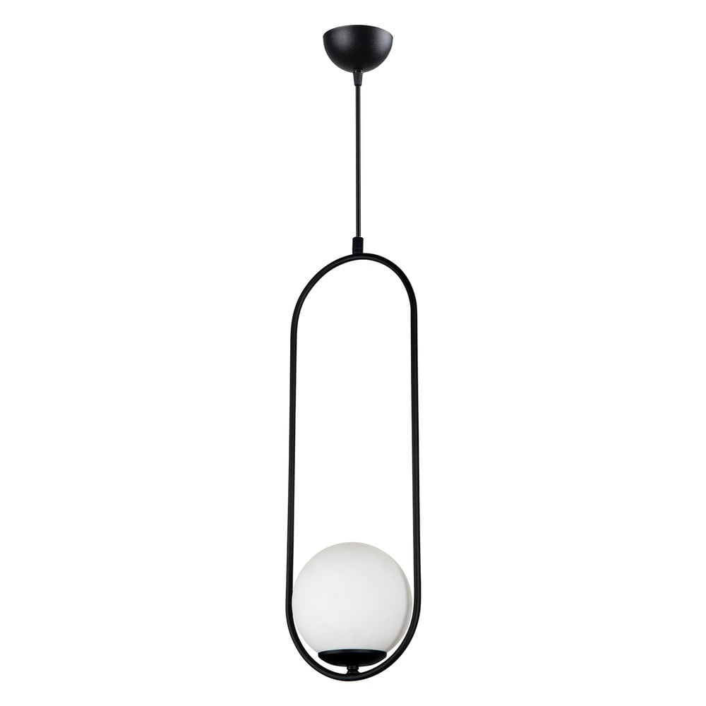 Lustră Squid Lighting Arch, înălțime 146 cm, negru