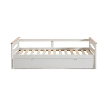 Pat cu extensie pentru copii marckeric elisa, 90 x 190 cm, alb