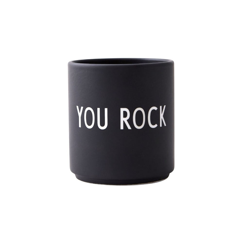 Cană din porțelan Design Letters Favourite You Rock, negru bonami.ro imagine 2022