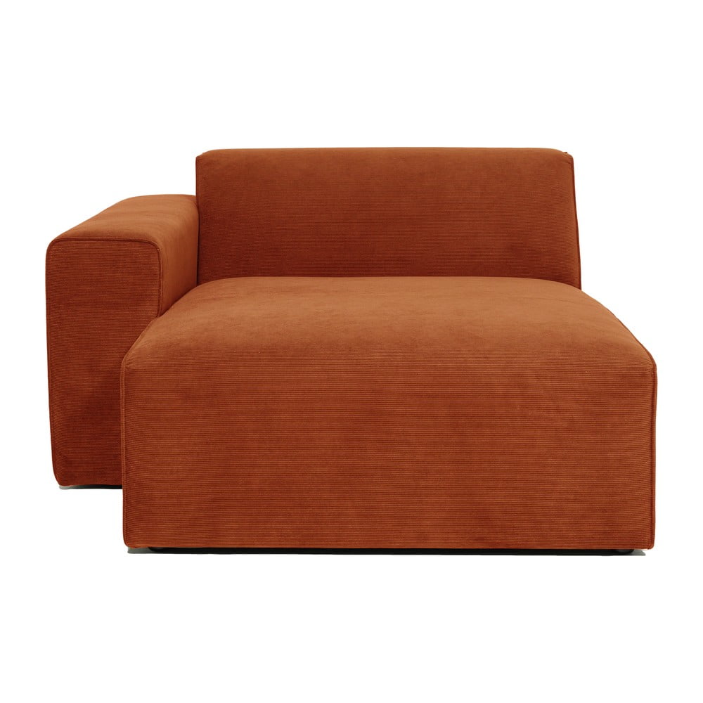Modul șezlong cu tapițerie din reiat pentru canapea colț stânga Scandic Sting, roșu bonami.ro imagine model 2022