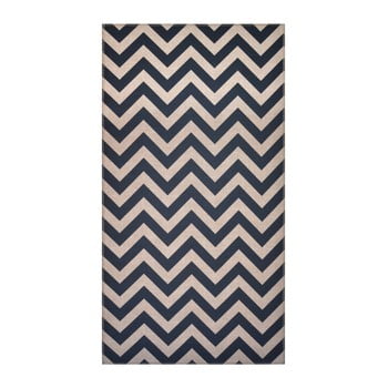 Covor vitaus ryan, 80 x 150 cm, gri-negru
