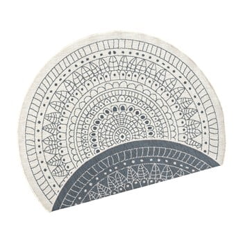 Covor pentru exterior bougari porto, ⌀ 200 cm, gri-crem
