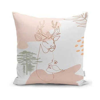 Față de pernă Minimalist Cushion Covers Drawing Animal, 45 x 45 cm