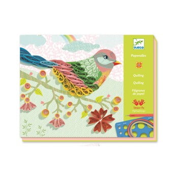 Set creativ creații în spirală djeco blooming nature