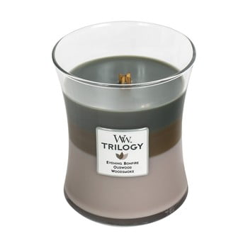Lumânare cu parfum de lemn de cedru și rășină woodwick, 55 ore