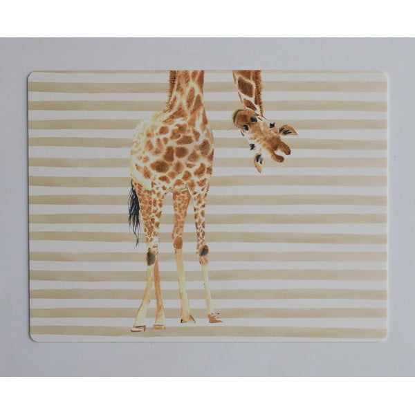 Protecție pentru masă sau birou Little Nice Things Giraffe, 55 x 35 cm