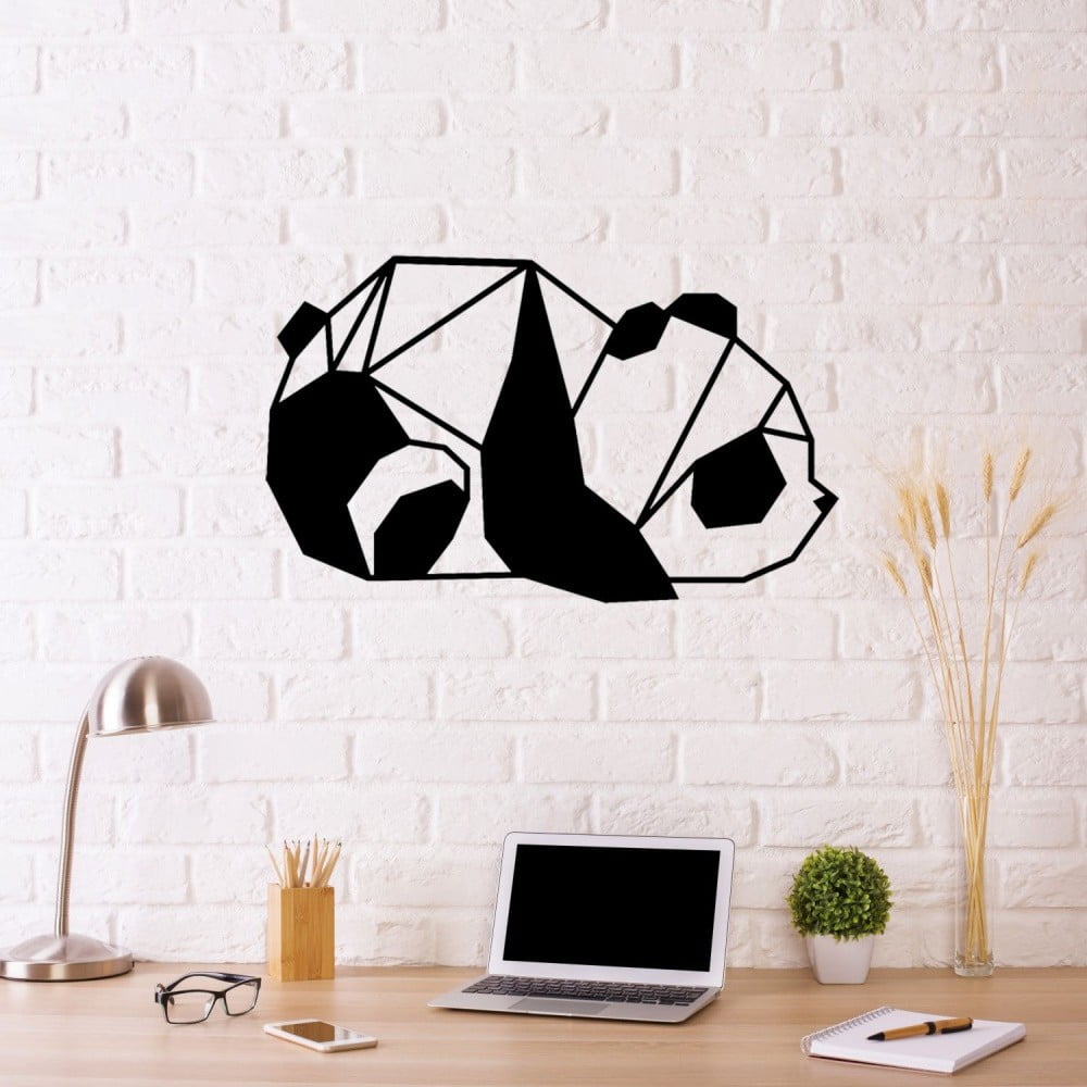 Decorațiune metalică de perete Panda, 55 x 33 cm, negru bonami.ro imagine 2022