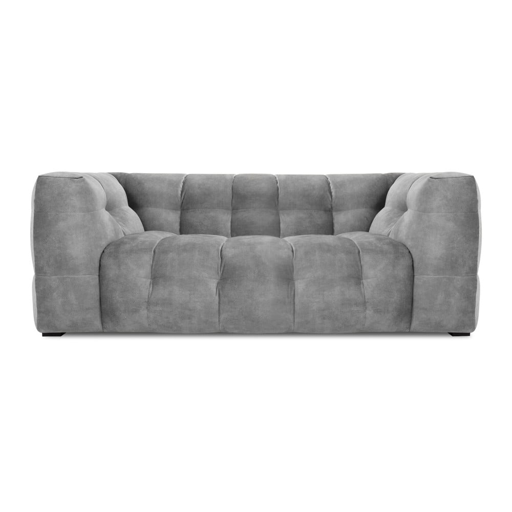 Canapea cu tapițerie din catifea Windsor & Co Sofas Vesta, 208 cm, gri bonami.ro