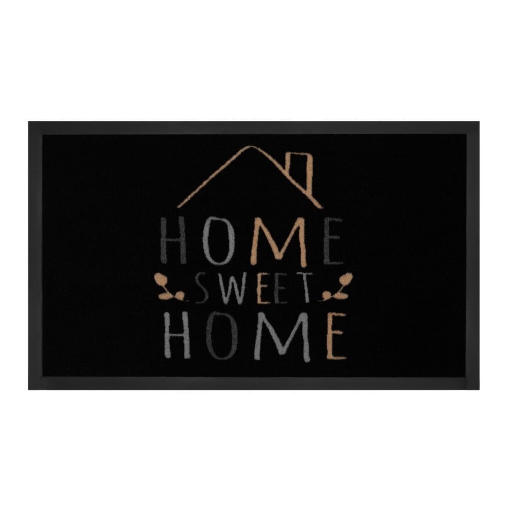 Covoraș intrare Hanse Home Sweet Home, 45×75 cm, negru 45x75 pret redus