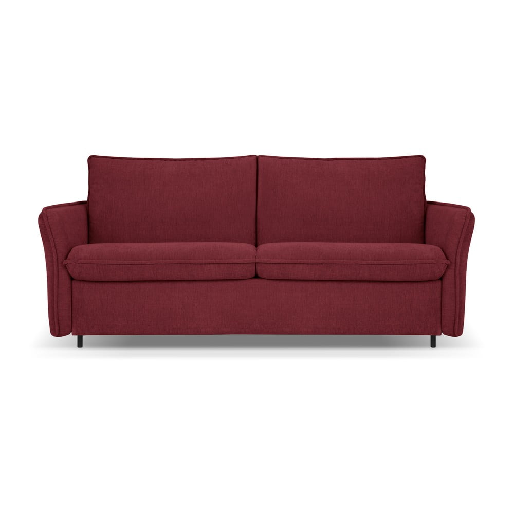 Canapea burgundy extensibilă 166 cm Dalida – Micadoni Home