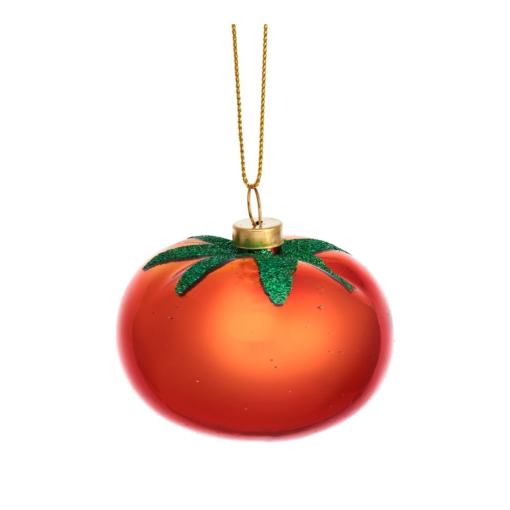 Ornament de Crăciun din sticlă Tomato – Sass & Belle