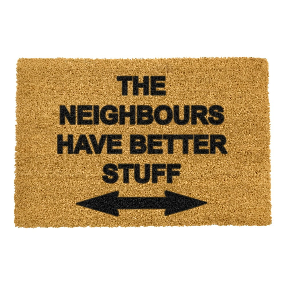 Covoraș intrare din fibre de cocos Artsy Doormats Neighbours Have Better Stuff, 40 x 60 cm Artsy Doormats imagine 2022