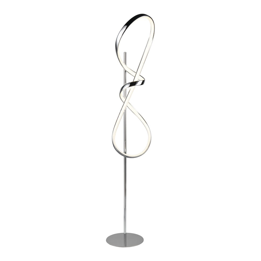 Lampadar argintiu LED (înălțime 140 cm) Padua – Trio