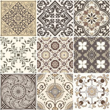 Set 9 autocolante adezive pentru perete ambiance ancône, 15 x 15 cm