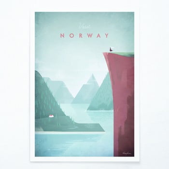 Poster travelposter norway, a3