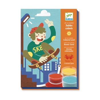 Set artistic cu nisip djeco skate
