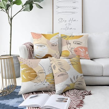 Set 4 fețe de pernă minimalist cushion covers june, 55 x 55 cm