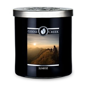 Lumânare parfumată în recipient de sticlă Goose Creek Men\'s Collection Sunrise, 50 ore de ardere