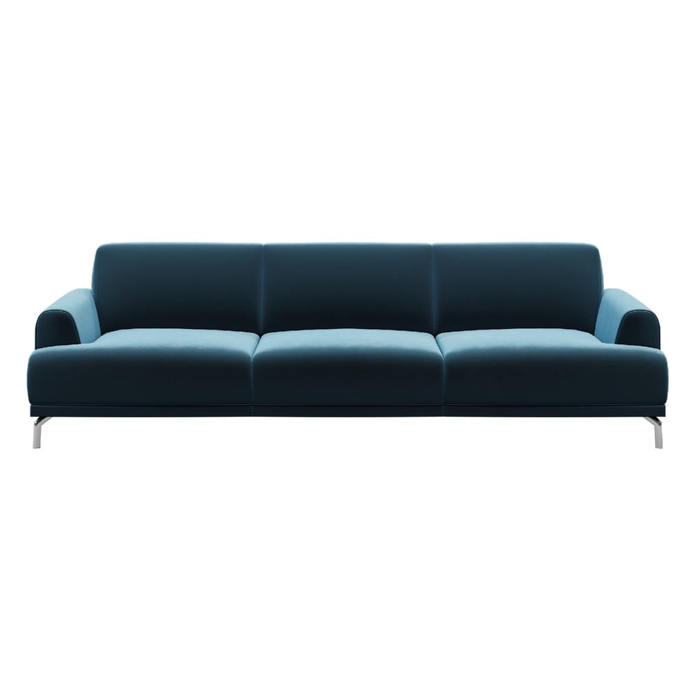 Canapea cu 3 locuri MESONICA Puzo, albastru Albastru imagine noua
