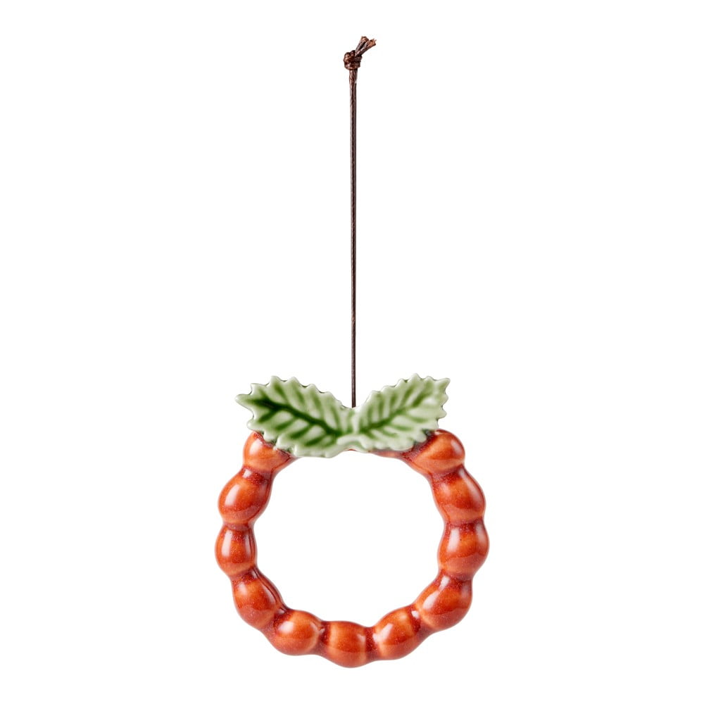  Ornament de Crăciun din porțelan Wreath – Kähler Design 