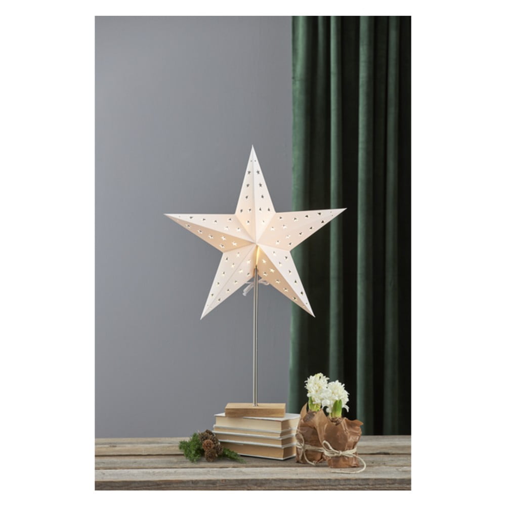 Decorațiune luminoasă Star Trading Star, înălțime 65 cm, alb bonami.ro