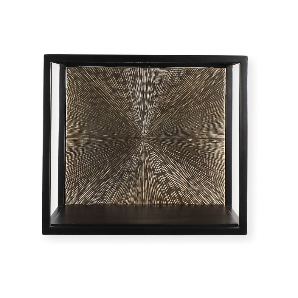 Raft negru/auriu din metal Fletcher – HSM collection Biblioteci