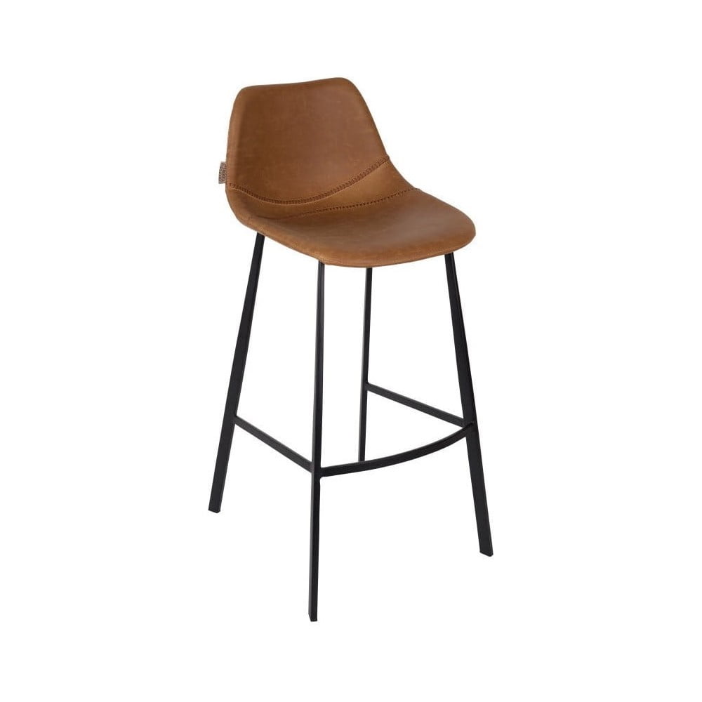 Set 2 scaune bar Dutchbone Franky, înălțime 106 cm, maro bonami.ro imagine noua 2022