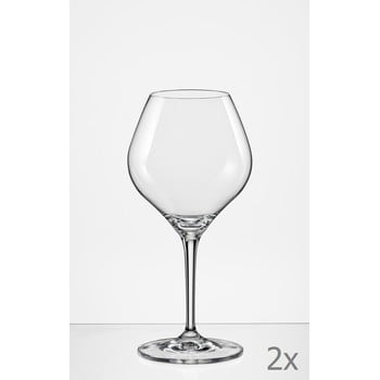 Set 2 pahare pentru vin crystalex amoroso, 280 ml