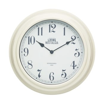 Ceas de perete kitchen craft living nostalgia cream, ⌀ 25,5 cm