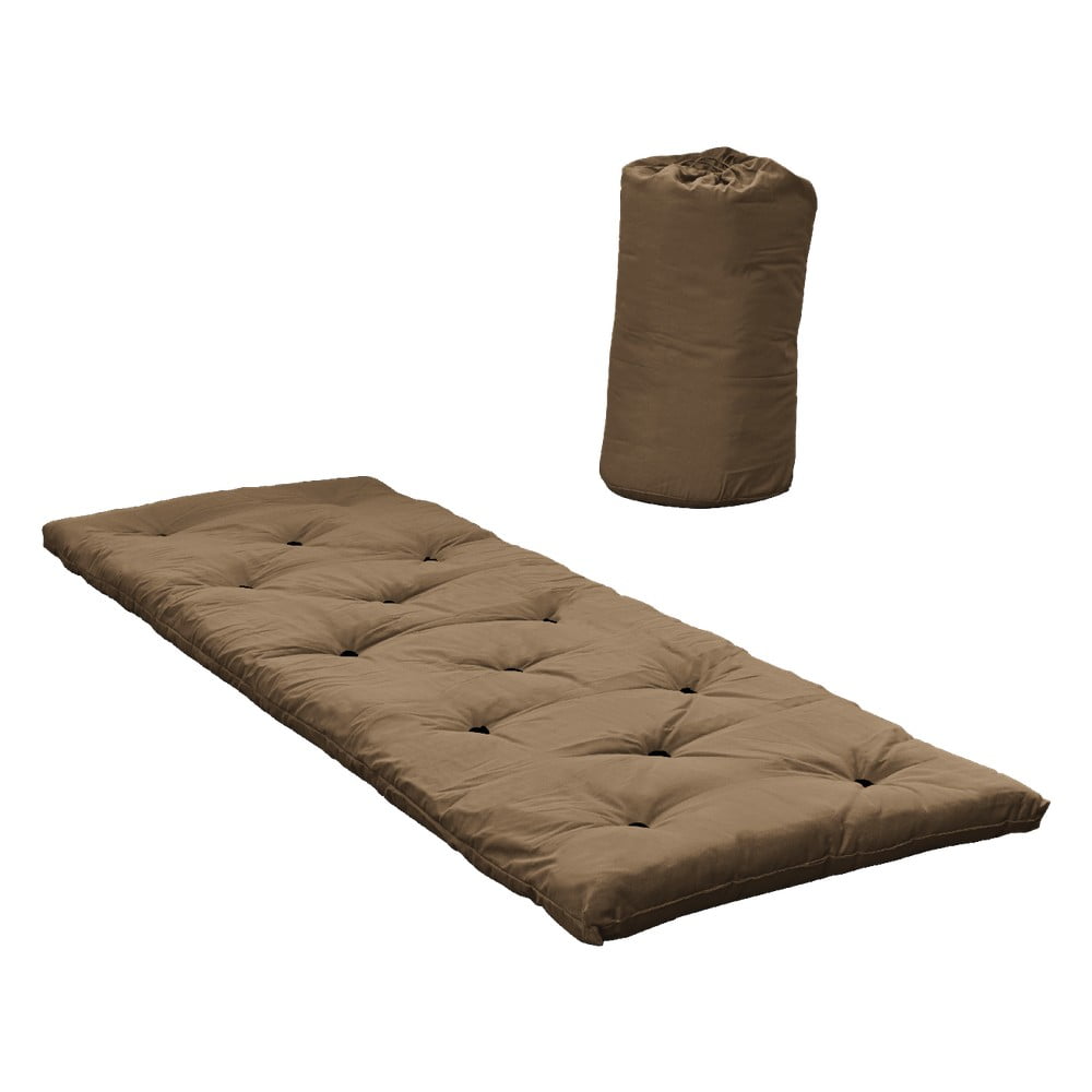 Saltea futon maro 70×190 cm Bed In A Bag Mocca – Karup Design 70x190 imagine noua