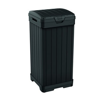 Coș cu roți pentru grădină keter, 125 l, negru
