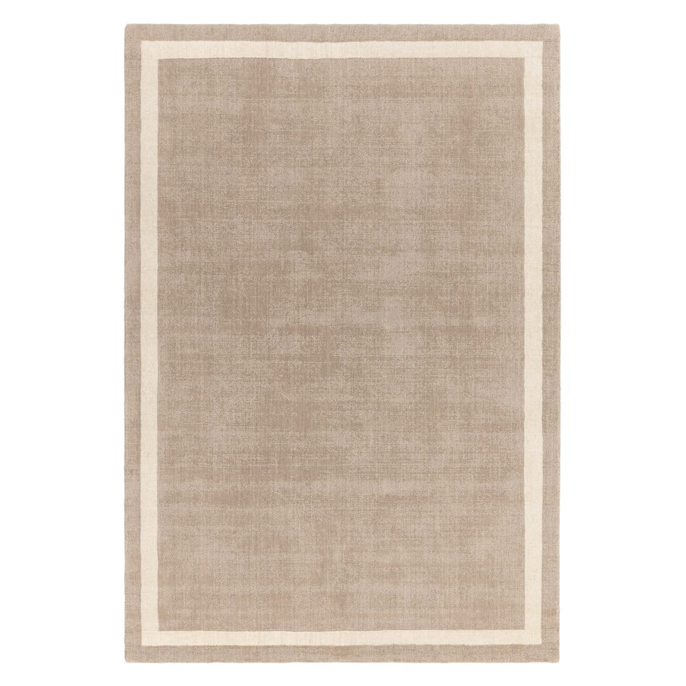 Covor bej handmade din lână 120x170 cm Albi – Asiatic Carpets