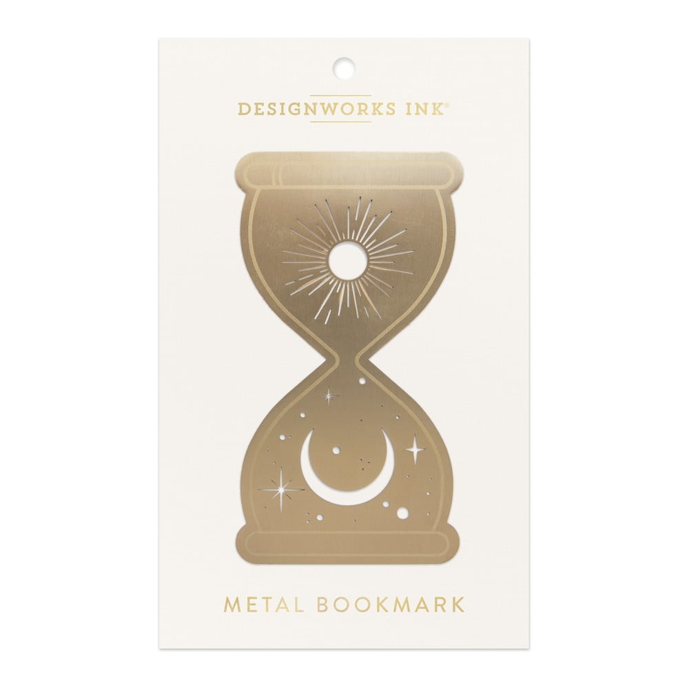  Semn de carte metalic Hourglass - DesignWorks Ink 