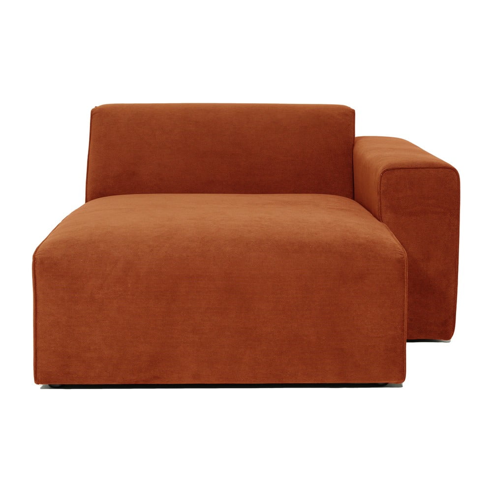 Modul șezlong cu tapițerie din reiat pentru canapea colț dreapta Scandic Sting, roșu bonami.ro imagine model 2022