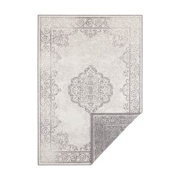Covor adecvat pentru exterior bougari cebu, 80 x 150 cm, gri-crem