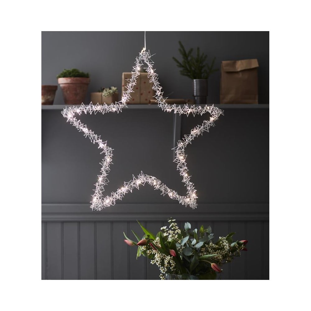 Decorațiune luminoasă suspendată de Crăciun Markslöjd Tangle Star, înălțime 60 cm bonami.ro