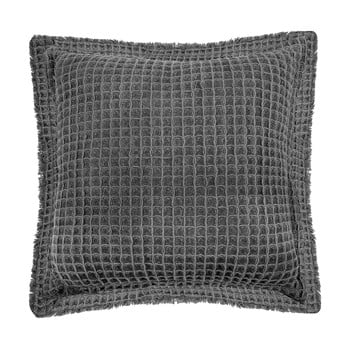 Pernă decorativă din bumbac tiseco home studio waffle, 45 x 45 cm, gri