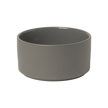 Bol din ceramică pentru supă blomus pilar, ø 14 cm, gri închis