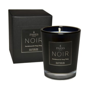 Lumânare parfumată cu aromă lemn de santal Parks Candles London Noir, durată ardere 22 ore