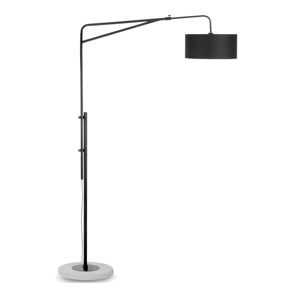 Lampadar negru/gri cu abajur din metal (înălțime 250 cm) Brighton – it\'s about RoMi